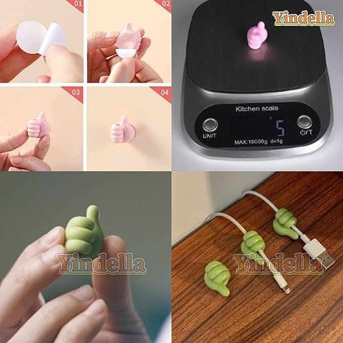 Thumb Hooks 16 Pcs  (Premium Quality) + FREE Gift (Wire Protector) 8 Pcs