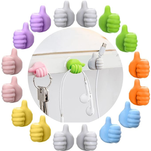 Thumb Hooks 16 Pcs  (Premium Quality) + FREE Gift (Wire Protector) 8 Pcs