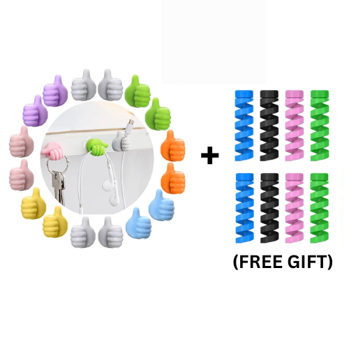 Thumb Hooks 16 Pcs  (Premium Quality) + FREE Gift (Wire Protector) 8 Pcs