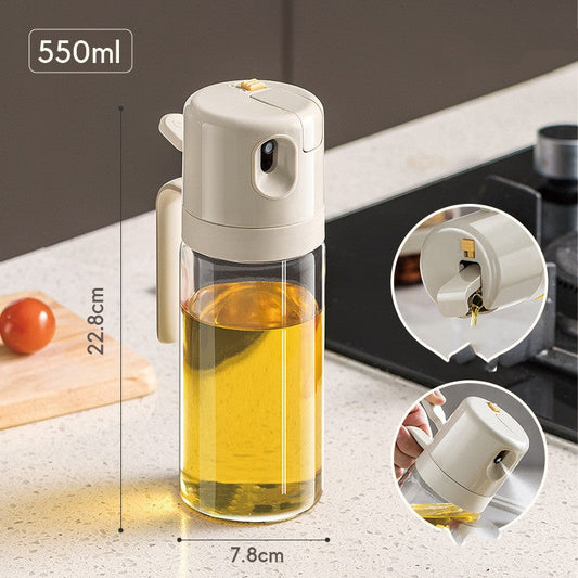 2-in-1 Oil Sprayer & Dispenser Bottle
