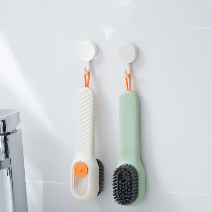 Multifunctional Scrubbing Brush With Soap Dispenser (Pack of 2)